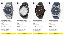 Amazon Brand - Symbol Analog Mens Watch at minimum 70% Discount