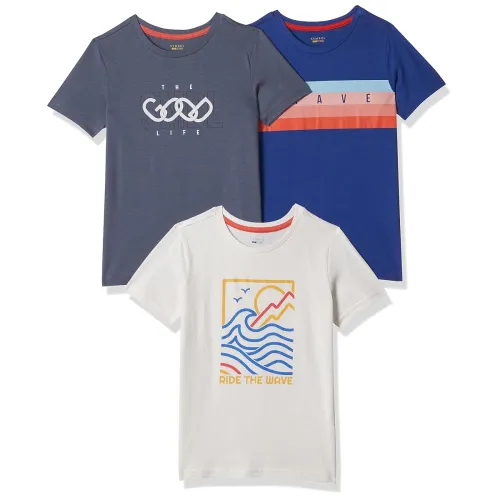 Image of Amazon Brand - Symbol Boy's Cotton Regular Fit T-Shirt