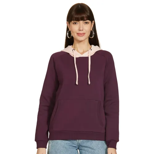 Image of Amazon Brand - Symbol Cotton Blend Regular Fit Hooded Sweatshirt