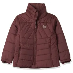 Amazon Brand - Symbol Girls 100% Polyester Regular Jacket
