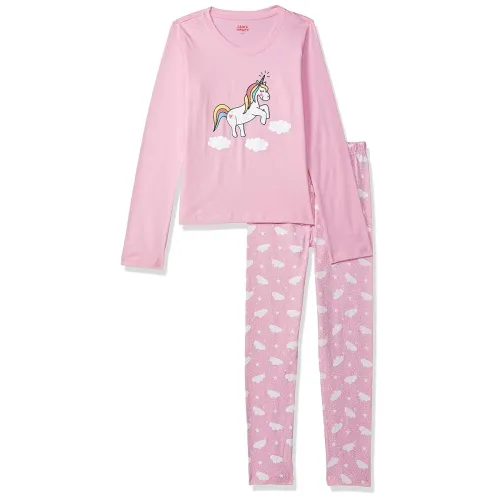Image of Amazon Brand - Symbol Girls Pajama Set