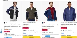 Amazon Brand - Symbol Jackets at minimum 86% Discount