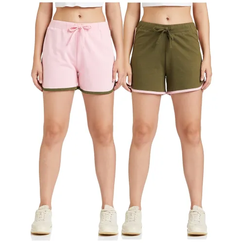 Image of Amazon Brand - Symbol Women Regular Fit Lounge Shorts 