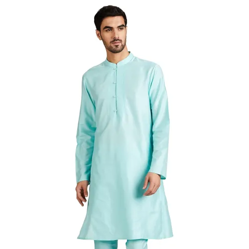 Image of Amazon Brand - Symbol Men Festive Solid Long Kurta