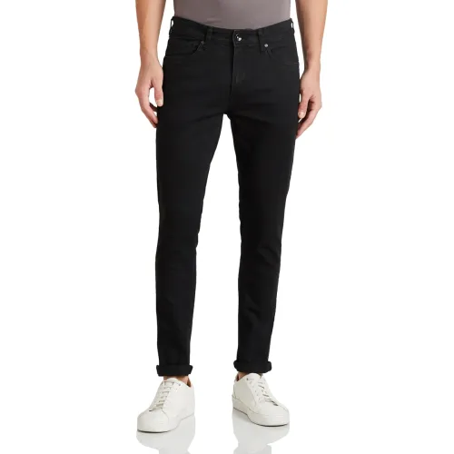 Image of Amazon Brand - Symbol Men's Cotton Rich Stretchable Skinny Fit Jeans | Casual Denim