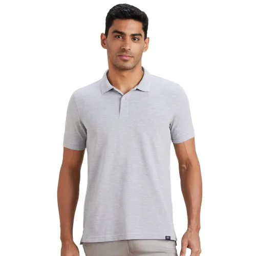 Image of Amazon Brand - Symbol Men's Cotton Rich Solid Polo Tshirt