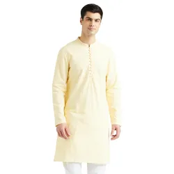 Amazon Brand - Symbol Mens Regular Fit Cotton Casual Kurta