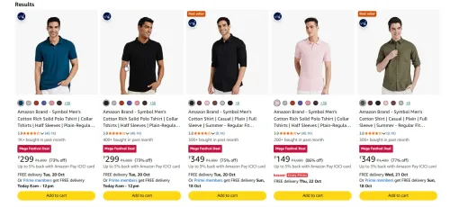 Image of Amazon Brand - Symbol Men's Shirt at minimum 86% Discount