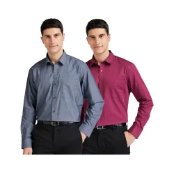 Amazon Brand - Symbol Mens Solid Regular Fit Shirt