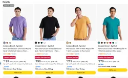 Amazon Brand - Symbol Men's Tshirt upto 82% discount