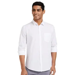 Amazon Brand - Symbol Mens Cotton Shirt | Casual | Plain | Full Sleeve | Summer