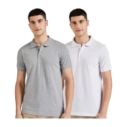 Amazon Brand - Symbol Mens Cotton Rich Solid Polo Tshirt 