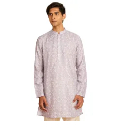 Amazon Brand - Symbol Mens Polyester Long Kurta 