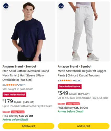 Image of Amazon Brand - Symbol Symbol at minimum 70% Discount