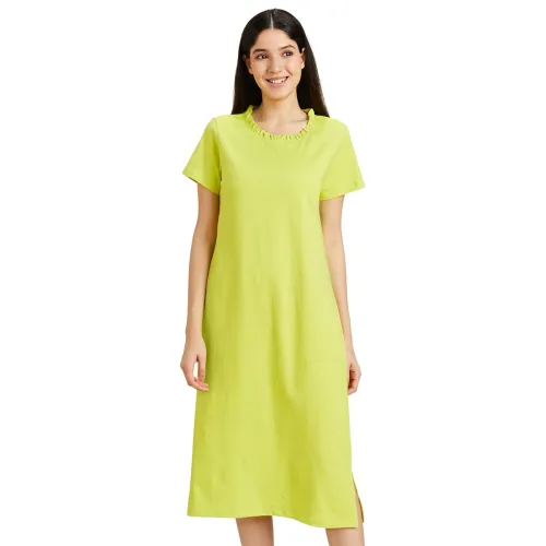 Image of Amazon Brand - Symbol Women Cotton Night Dress