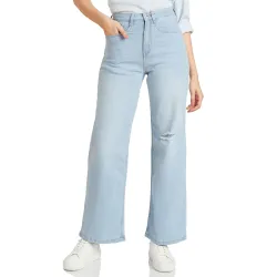 Amazon Brand - Symbol Women Wide Leg Jeans