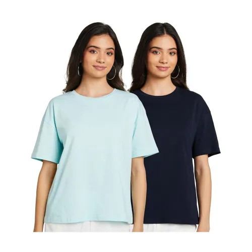 Image of Amazon Brand - Symbol Women's Oversized Loose Fit T-Shirts Po2