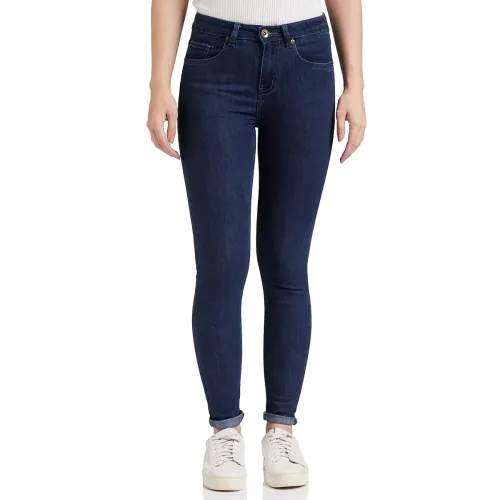 Image of Amazon Brand - Symbol Women's Mid Rise Cropped Length Stretchable Skinny Fit Jeans