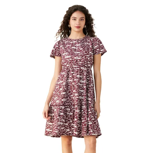 Image of Amazon Brand - Symbol Women Tiered Dress