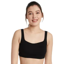 Amazon Brand - Symbol Womens Cotton Stretch Non Padded Wire Free Full Coverage