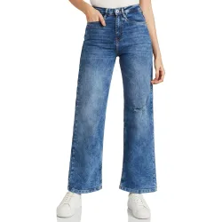 Amazon Brand - Symbol Womens Loose High Rise Jeans