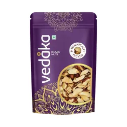 Amazon Brand - Vedaka Brazil Nuts 250G | Rich Flavour