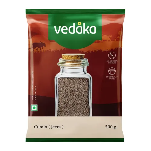 Image of Amazon Brand - Vedaka Cumin Whole Safed Jeera 500g