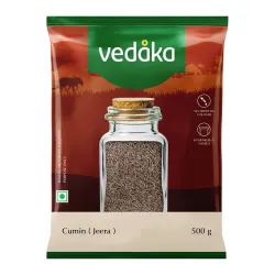Amazon Brand - Vedaka Cumin Whole Safed Jeera 500g