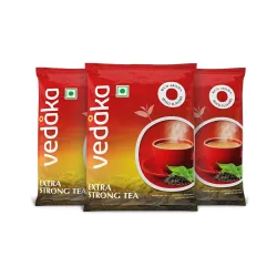Amazon Brand - Vedaka Extra Strong Tea Powder (500G Pack Of 3)