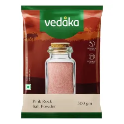 Amazon Brand - Vedaka Salt Powder, 1kg pack of 2