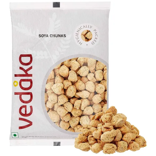 Image of Amazon Brand- Vedaka Soy Chunks, 1 Kg