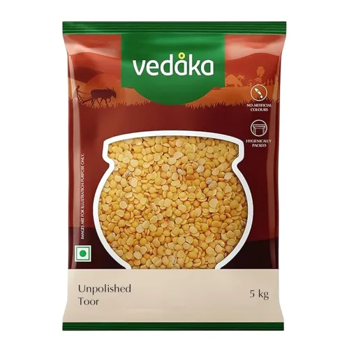 Image of Amazon Brand - Vedaka Toor Dal (Arhar Dal) 5kg | Naturally Rich In Protein