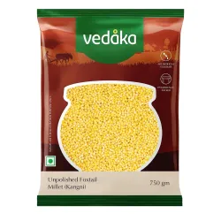 Amazon Brand - Vedaka Unpolished Foxtail Millet | 750 g