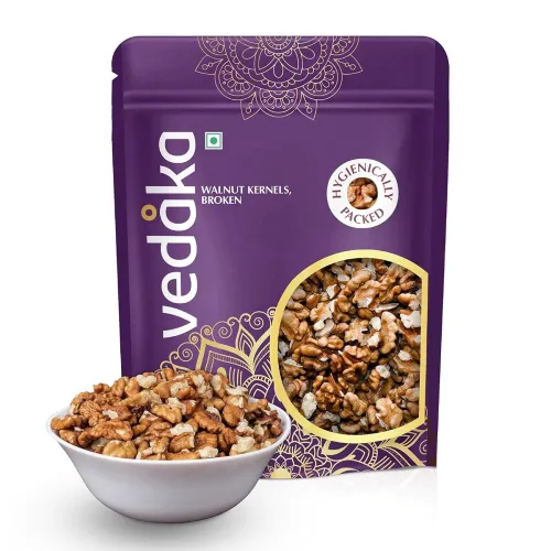 Image of Amazon Brand - Vedaka Walnut Kernels | Broken Akhrot | 200 g