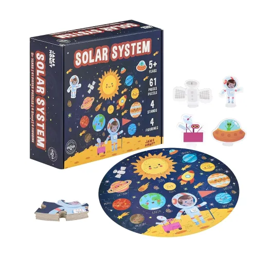 Image of Amazon Brand - Jam & Honey Outer Space Solar Sytem Jigsaw Puzzle