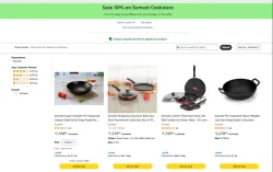 Amazon Cookware offer :Extra 30% Coupon Discount on Sumeet Cookware on Already Discounted Products  