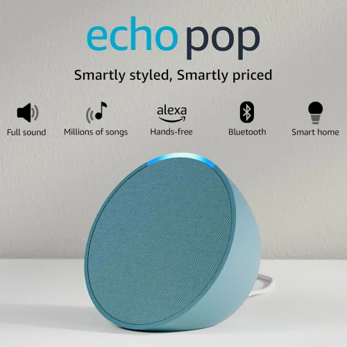 Image of Amazon Echo Pop Smart speaker with Alexa
