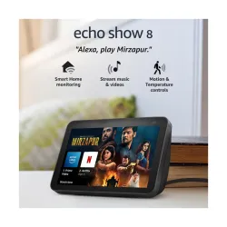 Amazon Echo Show 8 (latest model) - Smart screen, stereo sound, Alexa