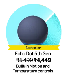 Amazon Echo Dot (5th Gen) Speaker @ ₹4449 on Amazon Prime Day Sale