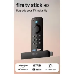 Amazon Fire TV Stick HD (newest model), our fastest HD stick yet 1,500+ apps
