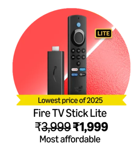 Image of Amazon Fire TV Stick Lite @ ₹1999 on Amazon Prime Day Sale