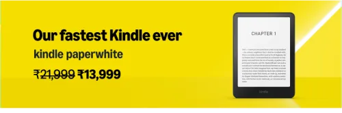 Image of All-new Amazon Kindle Paperwhite (16 GB) @ ₹13999 on Amazon Prime Day Sale