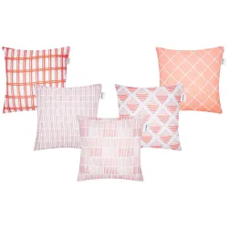 Amazon Solimo Kolom Cushion Covers – Set of 5, 16x16 Inch