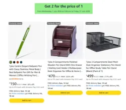 Amazon Loot : Buy Any 1 Product & Get 1 Free 