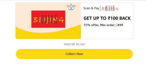 Image of Amazon Offer: 15% Cashback on Payments 