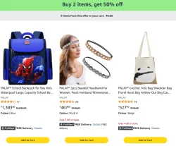 Amazon Offer: Buy 2 Items & Get 50% Extra Discount