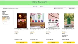 Amazon offer : Get 2 for the price of 1 on Home Lighting & Accessories