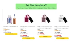 Amazon Offer : Get 2 for the price of 1 On Nails Accessories