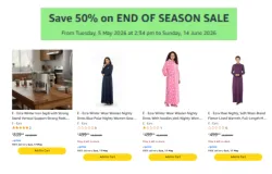 Amazon Offer: Save 50% on END OF SEASON SALE