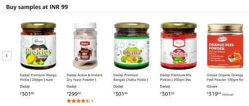 Image of Amazon Sample @ ₹99